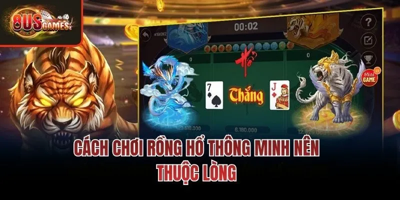 Cách chơi rồng hổ thông minh nên thuộc lòng